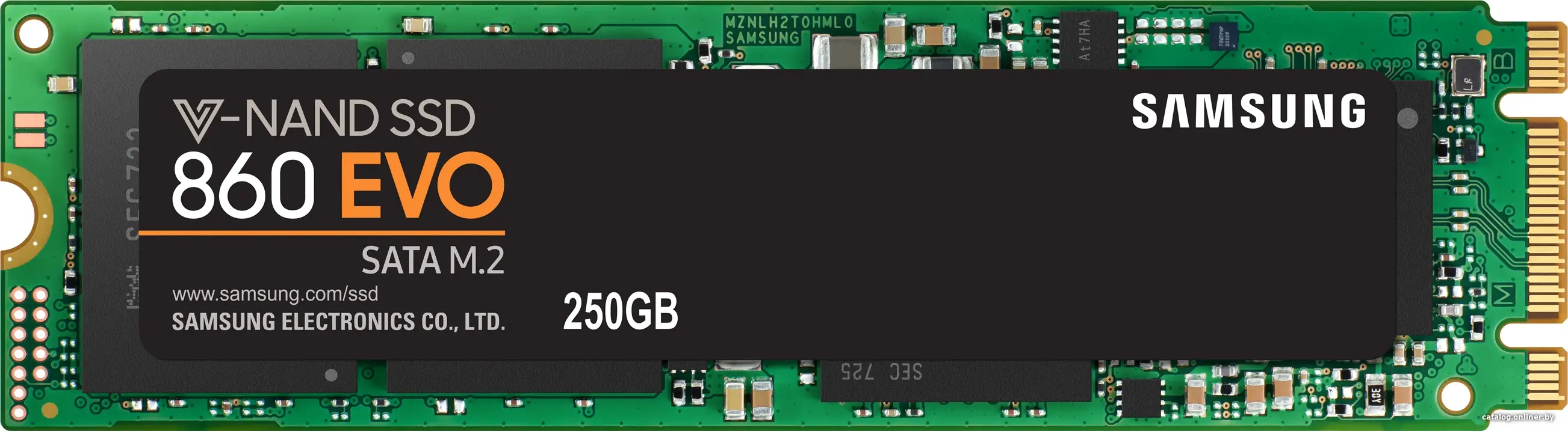 Накопитель SSD Samsung SATA III 250Gb MZ-N6E250BW 860 EVO M.2 2280