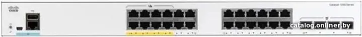 Купить CISCO Коммутатор CISCO Catalyst 1000 24x 10/100/1000 Ethernet RJ-45 ports, 4x 1G SFP uplinks , Fanless, C1000-24T-4G-L, цена, опт и розница