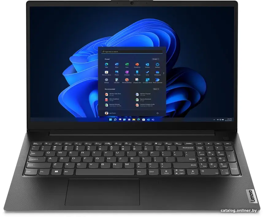 Купить Ноутбук 15.6'' TN FHD Lenovo V15 G4 AMN black (AMD Ryzen 5 7520U/8Gb/256Gb SSD/VGA int/noOS) ((82YU000GPS)), цена, опт и розница