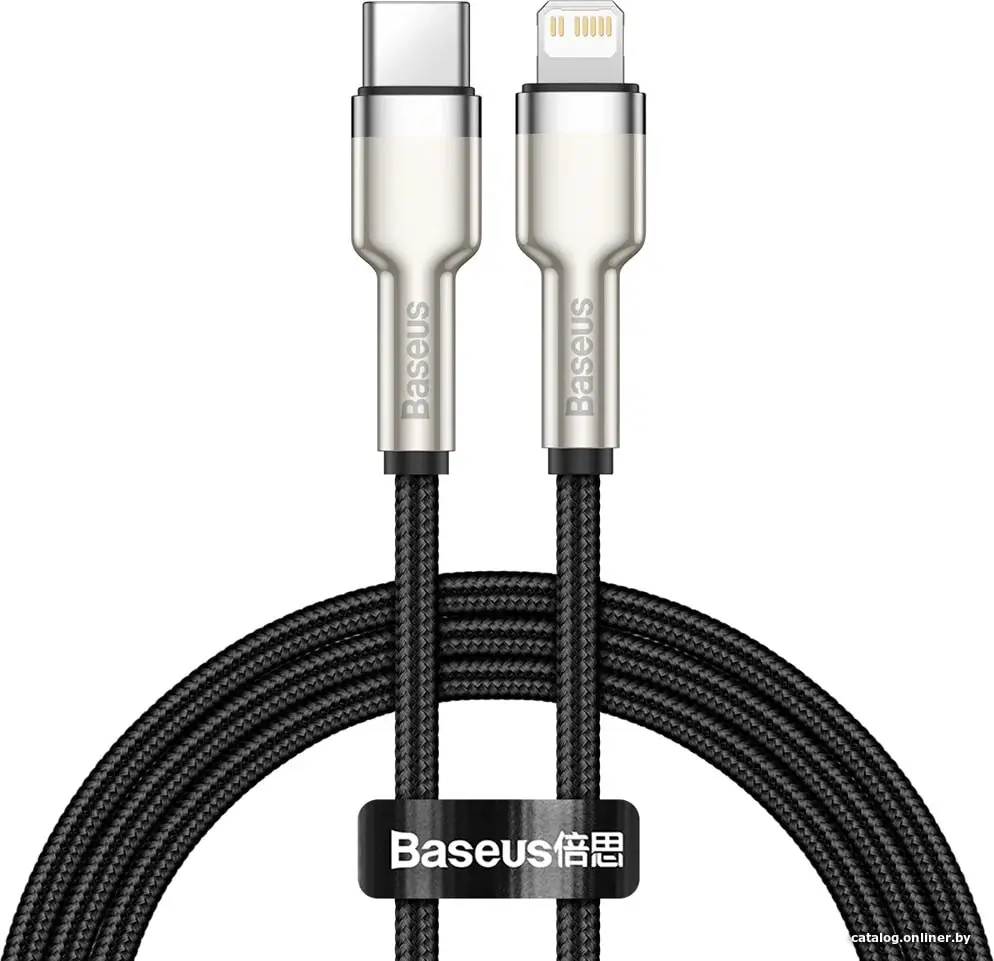 Кабель Baseus Cafule 1m Black (CATLJK-A01)