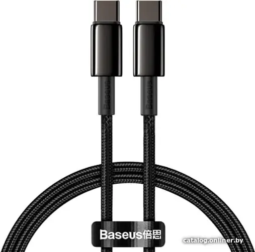 Кабель Baseus Tungsten Gold 2m Black (CATWJ-01)