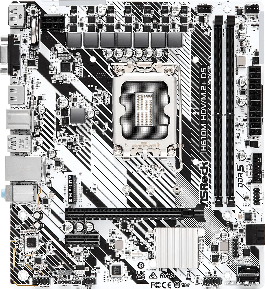 Материнская плата Asrock H610M-HDV/M.2+ D5 DDR5