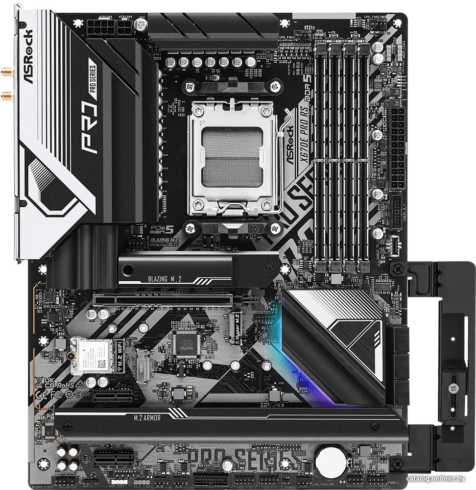 Купить Материнская плата ASRock X670E Pro RS DDR5, цена, опт и розница