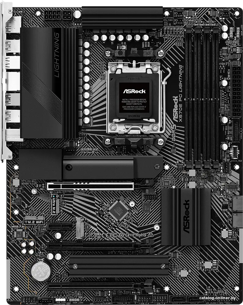 Материнская плата ASRock X670E PG Lightning DDR5