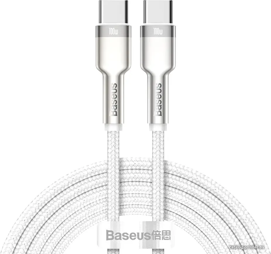 Купить Кабель Baseus Cafule 2m White (CATJK-D02), цена, опт и розница