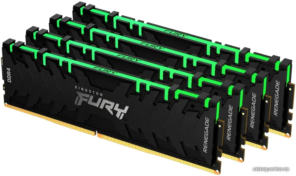 Купить Оперативная память Kingston Fury Renegade RGB RTL Gaming DDR4 4x8GB (KF436C16RBAK4/32), цена, опт и розница