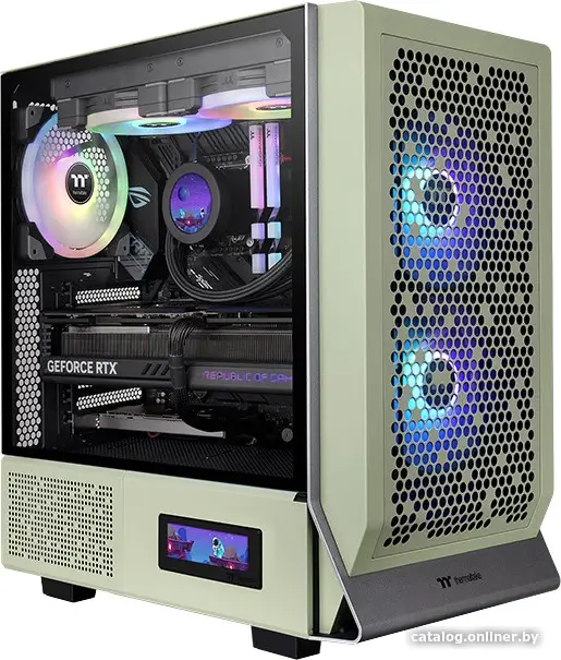 Корпус Thermaltake Ceres 300 TG ARGB Matcha зеленый без БП (CA-1Y2-00MEWN-00)