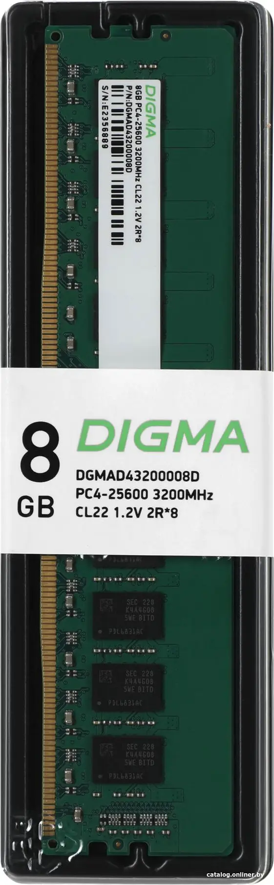 Оперативная память Digma DDR4 8Gb (DGMAD43200008D)