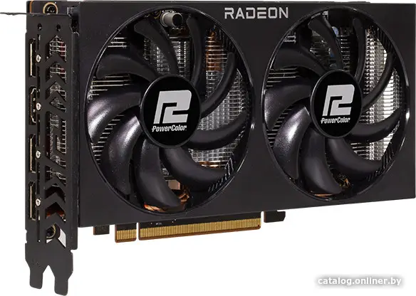Купить Видеокарта PowerColor Fighter Radeon RX 7600 8GB GDDR6 (RX 7600 8G-F), цена, опт и розница