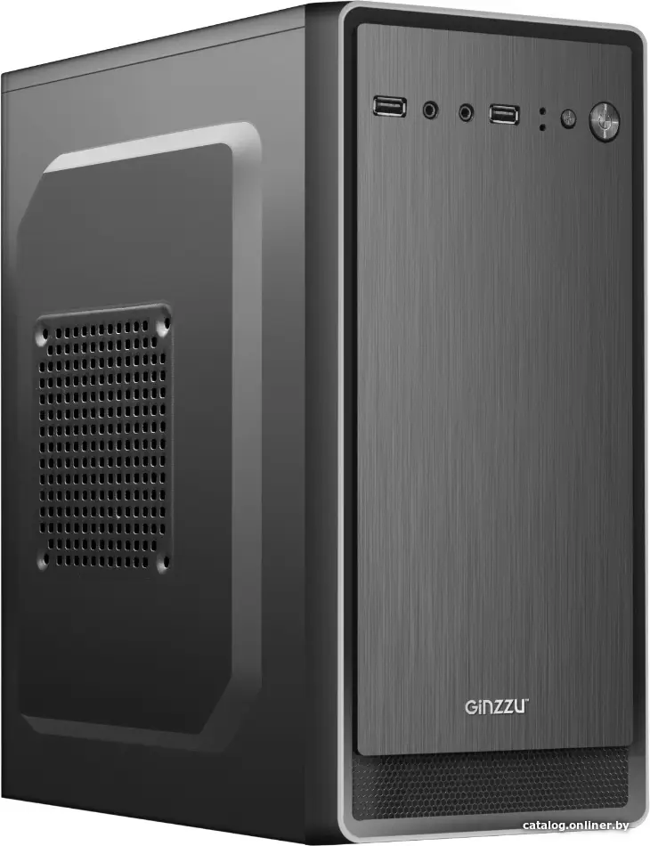 Купить Корпус Ginzzu 450W 12см Minitower черный (B180), цена, опт и розница