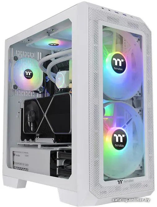 Корпус Thermaltake View 300 MX без БП белый (CA-1P6-00M6WN-00)