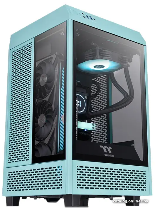 Корпус Thermaltake Tower 100 Turquoise (CA-1R3-00SBWN-00)