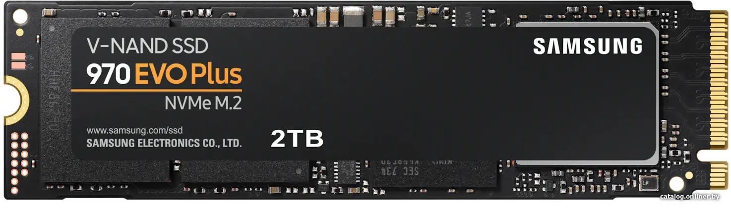 Купить SSD диск Samsung 970 EVO Plus 2TB M.2 PCI-E 3.0 x4 3D TLC (MZ-V7S2T0BW), цена, опт и розница