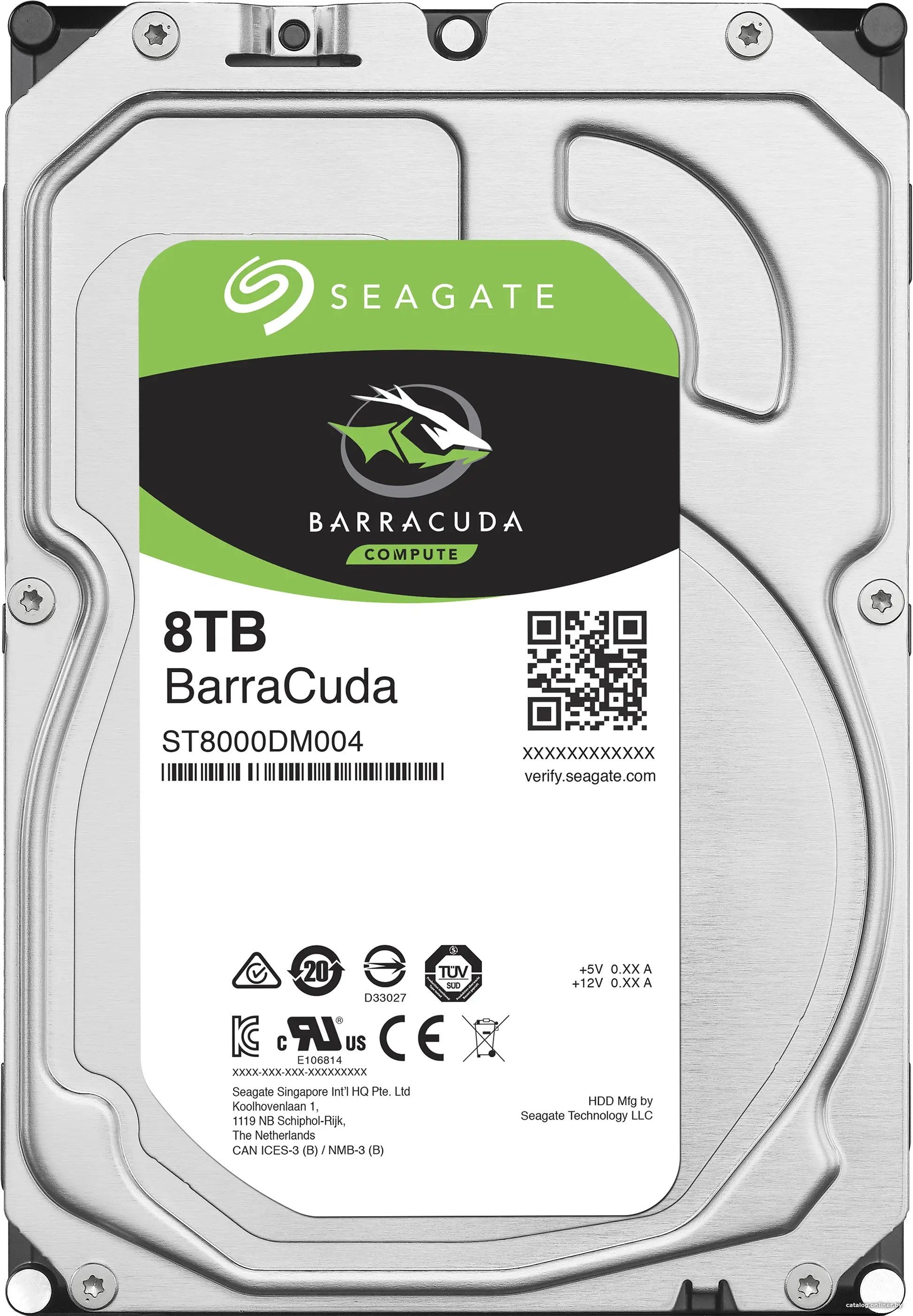 Купить Жесткий диск Seagate BarraCuda 8TB ST8000DM004, цена, опт и розница
