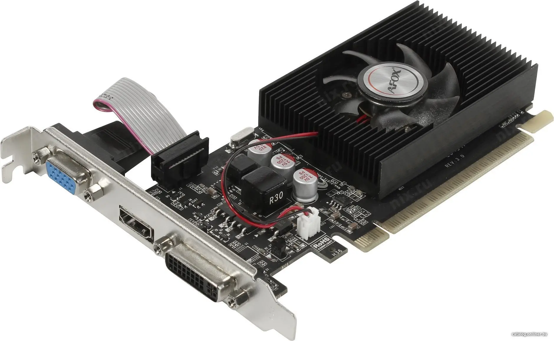 Купить Видеокарта AFOX GeForce GT 730 4GB GDDR3 (AF730-4096D3L6), цена, опт и розница