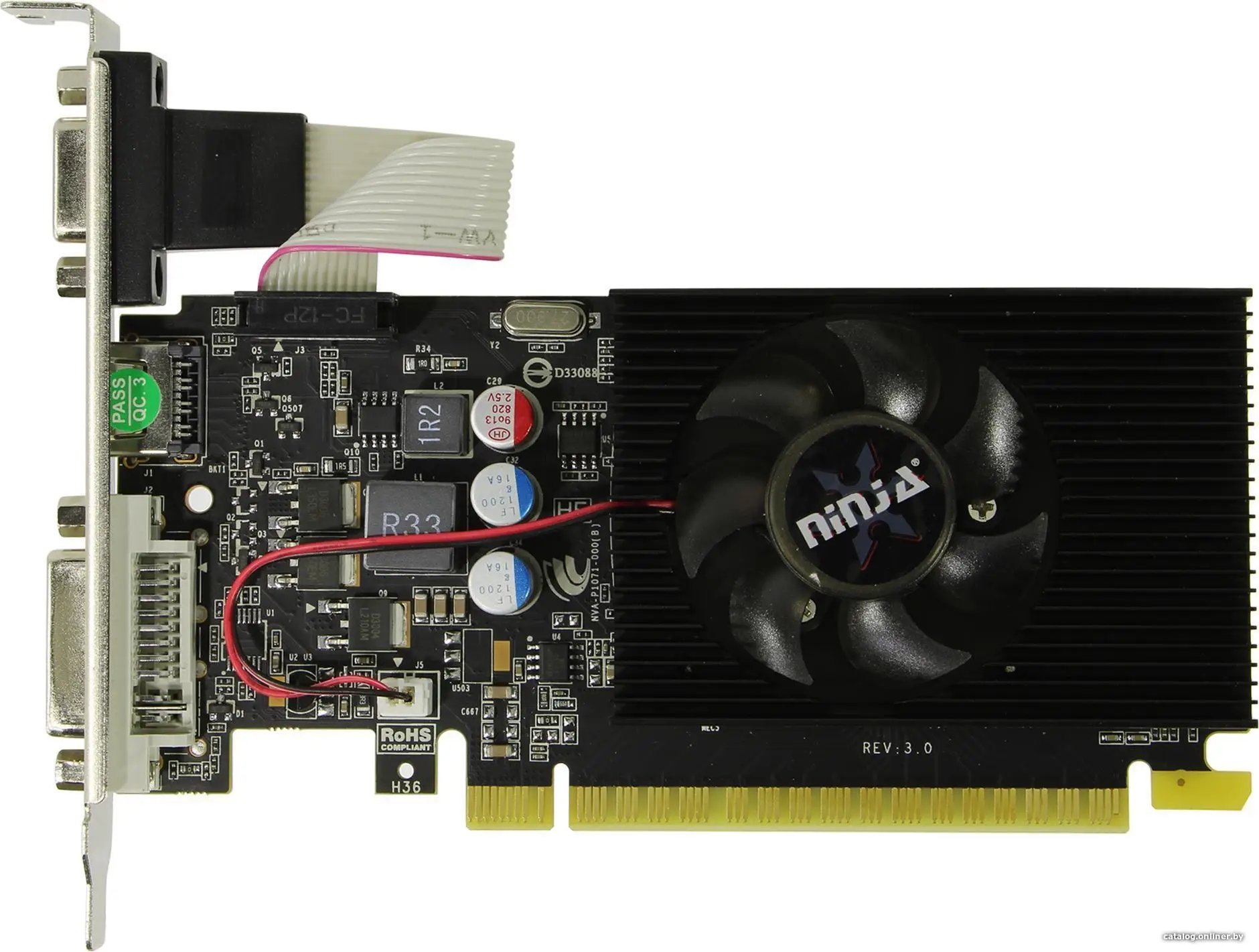 Видеокарта Sinotex Ninja GeForce GT 220 1GB DDR3 (NH22NP013F)