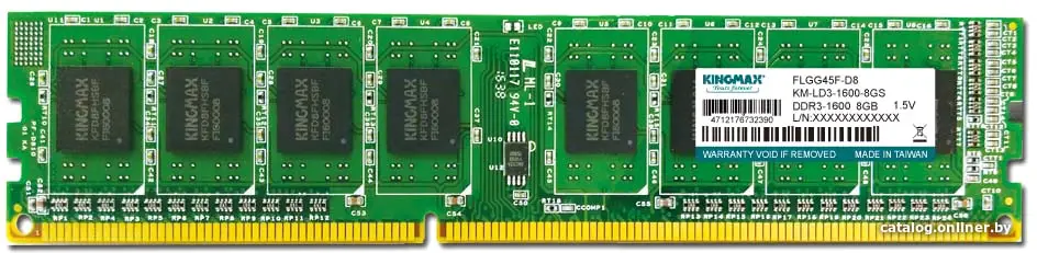 Оперативная память Kingmax DDR3 8Gb (KM-LD3-1600-8GS)