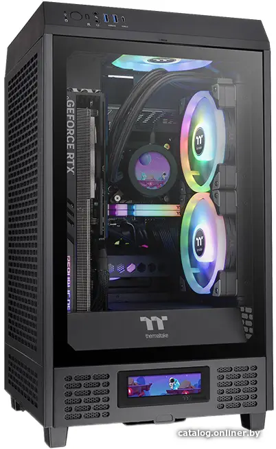 Корпус Thermaltake The Tower 200 без БП Black (CA-1X9-00S1WN-00)