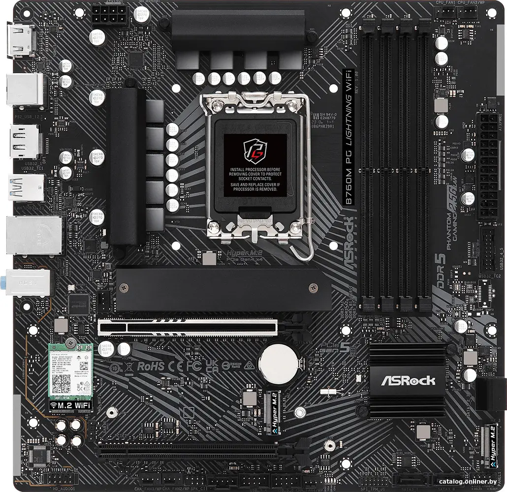 Материнская плата Asrock B760M PG Lightning WiFi