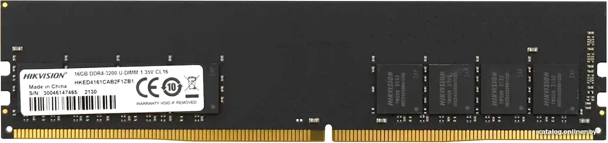 Купить Оперативная память Hikvision 16GB DDR4 PC4-25600 (HKED4161CAB2F1ZB1/16G), цена, опт и розница