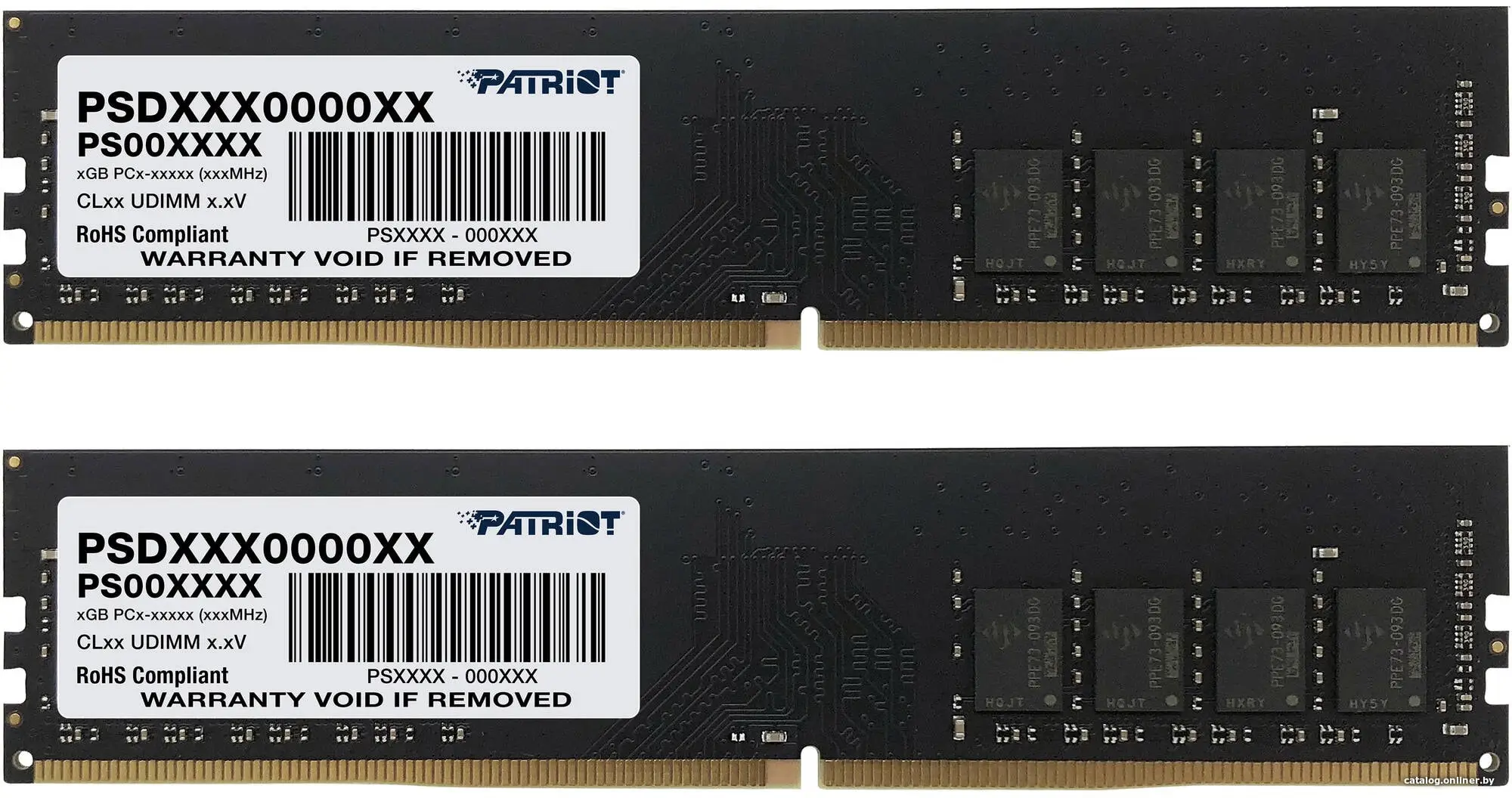 Купить Оперативная память Patriot Signature Line 2x16GB DDR4 PC4-25600 (PSD432G3200K), цена, опт и розница