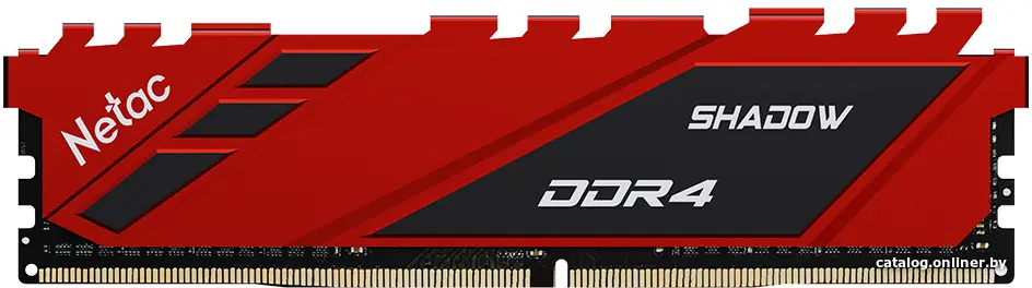 Оперативная память Netac Shadow DDR4-3600 8GB C18 Red (NTSDD4P36SP-08R)