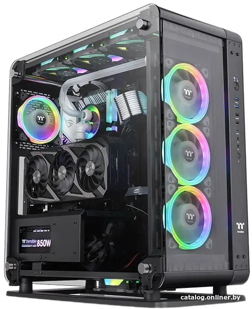 Корпус Thermaltake Core P6 TG черный без БП (CA-1V2-00M1WN-00)