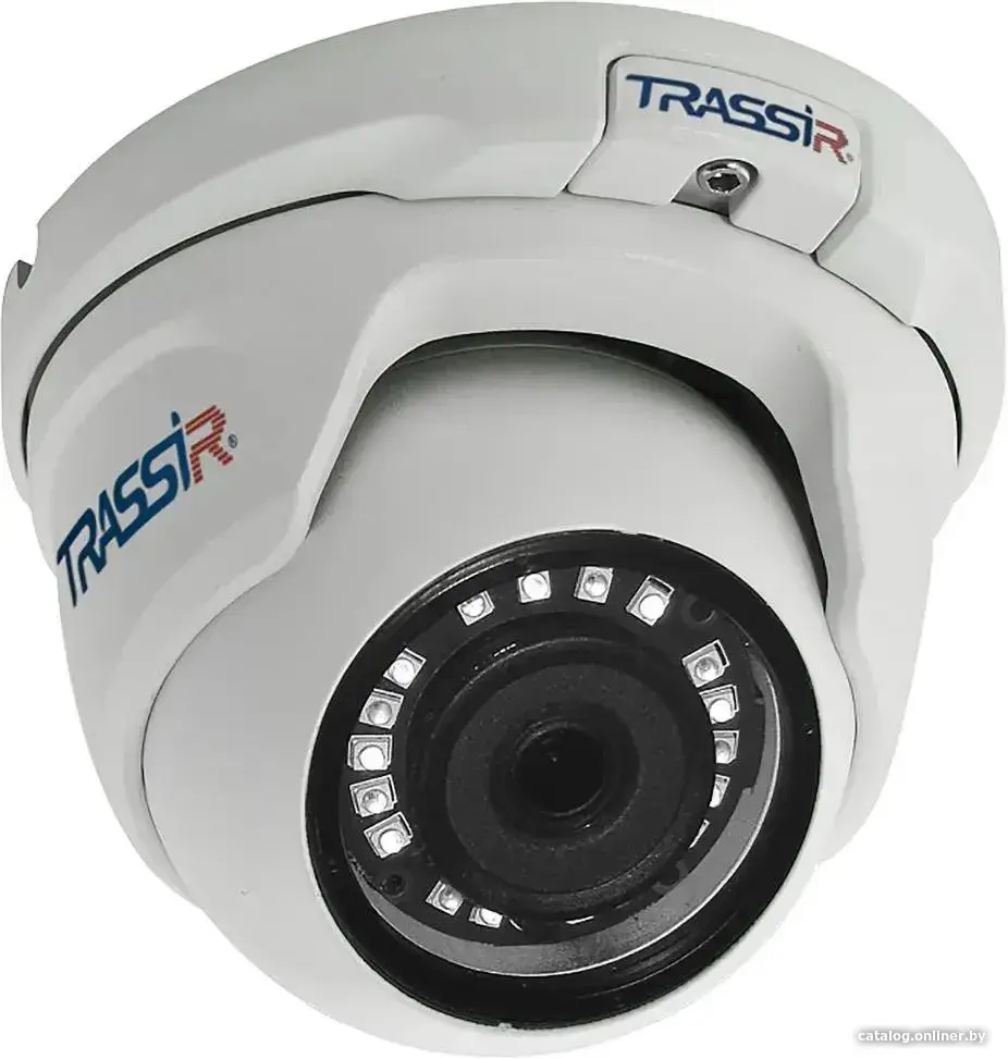 Камера видеонаблюдения Trassir TR-D2S5-NOPOE V2 белый