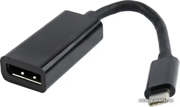 Переходник Cablexpert USB A-CM-DPF-01, USB Type-C/DisplayPort, 15см, пакет