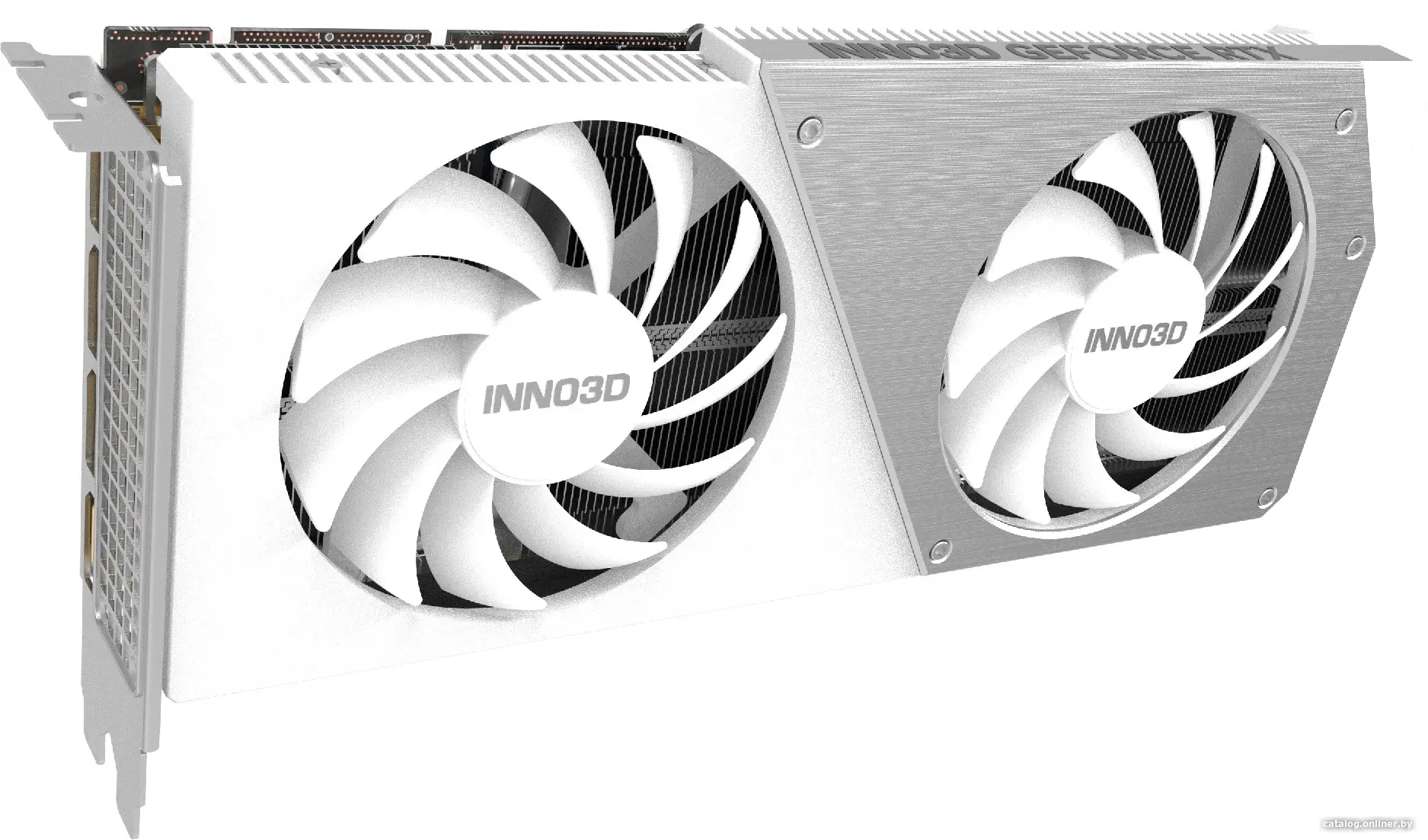 Купить Видеокарта Inno3D RTX4060Ti 8GB Twin X2 OC GDDR6 White (N406T2-08D6X-171153W), цена, опт и розница