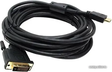 Купить Кабель Buro HDMI-19M-DVI-D-10M 10м черный, цена, опт и розница