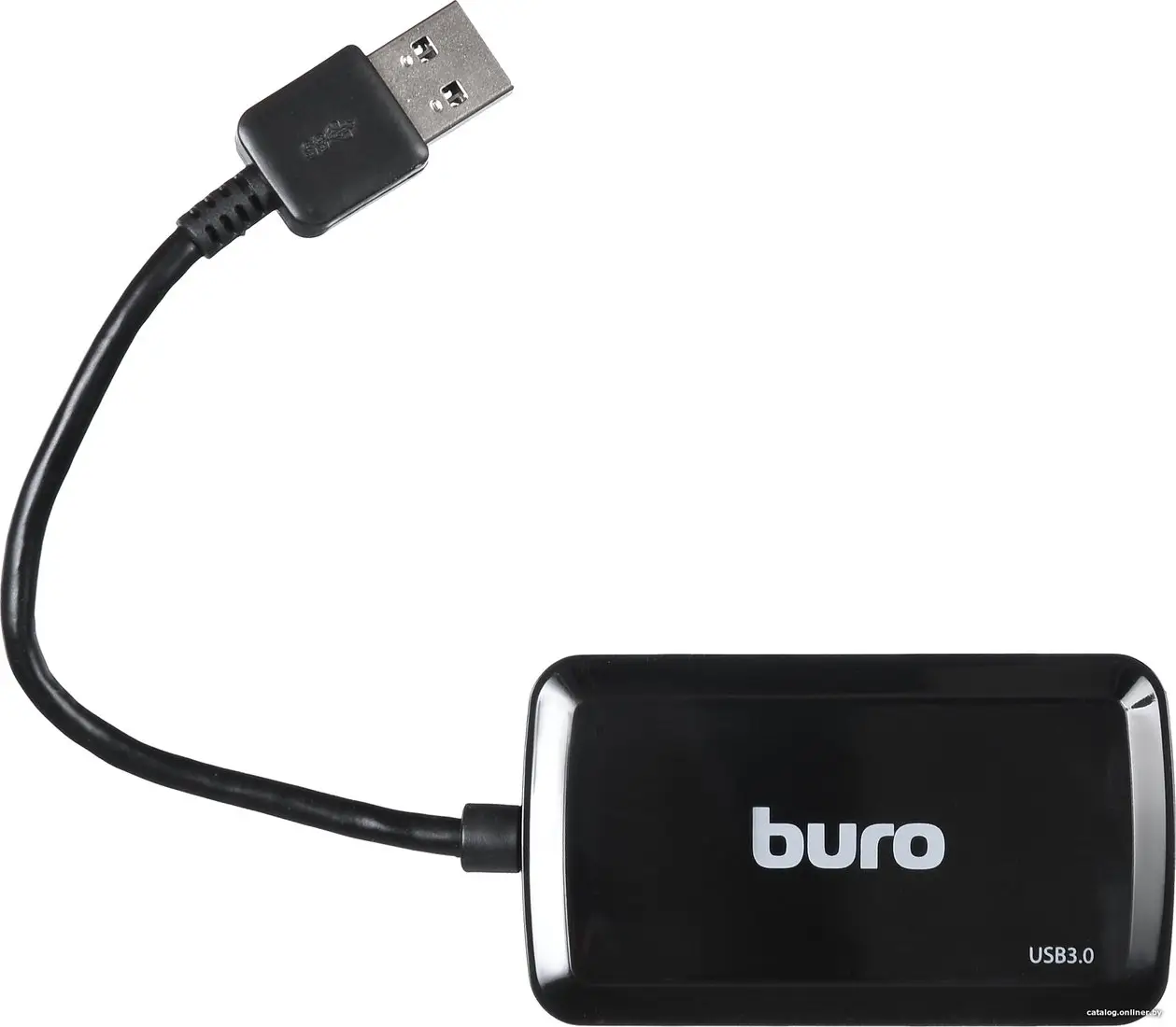 USB-хаб Buro BU-HUB4-U3.0-S черный