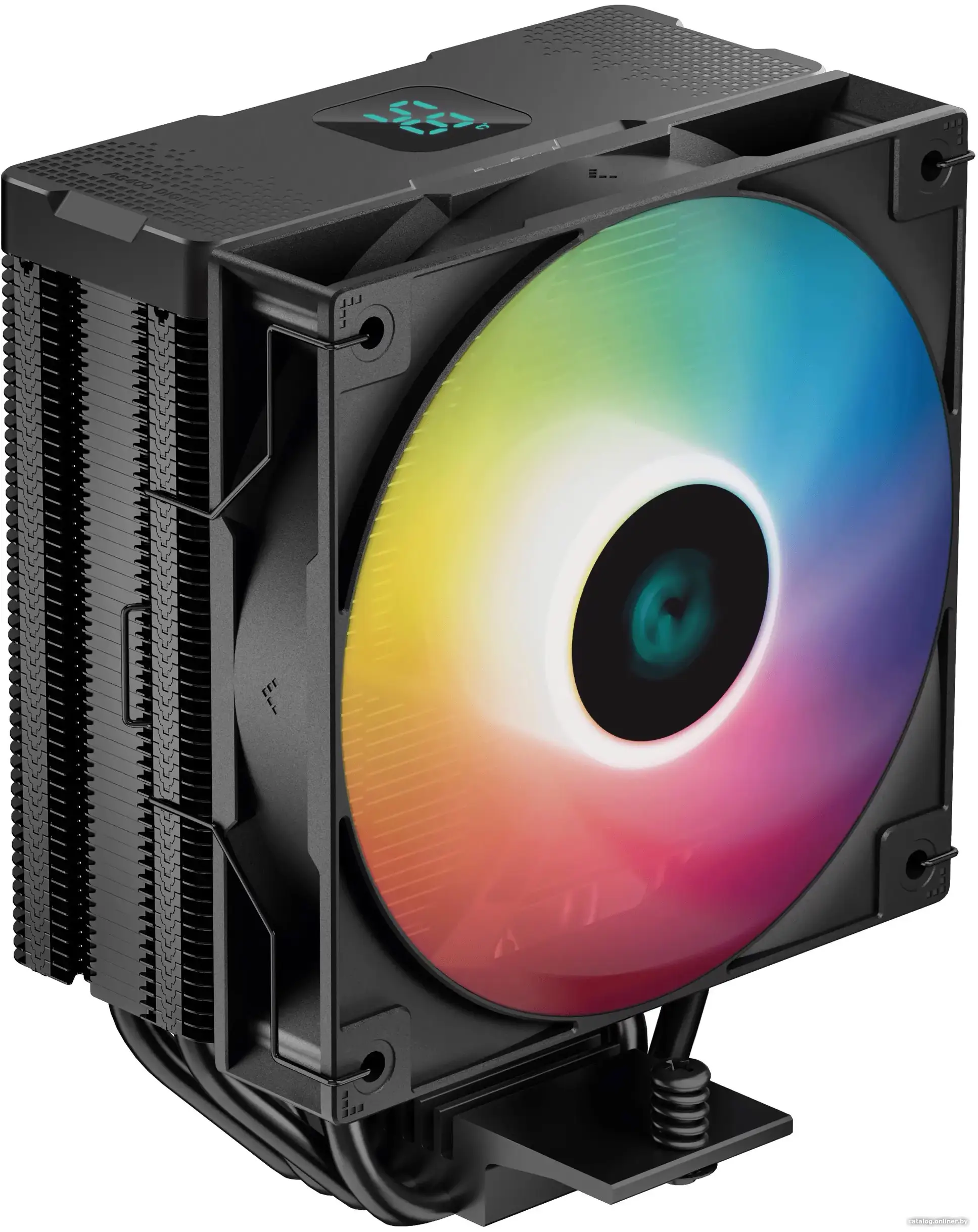 Купить Кулер DeepCool AG400 DIGITAL BK ARGB (R-AG400-BKADMN-G-1), цена, опт и розница