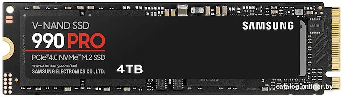 Купить SSD диск Samsung 990 Pro 4TB (MZ-V9P4T0BW), цена, опт и розница