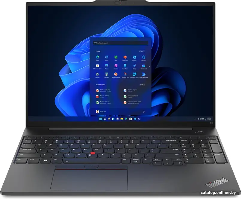 Ноутбук Lenovo ThinkPad E16 Gen 1 Graphite Black (21JN009DRT)