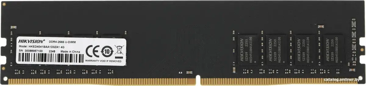 Оперативная память Hikvision 4GB DDR4 PC4-21300 (HKED4041BAA1D0ZA1/4G)