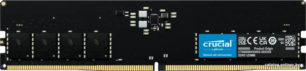 Купить Оперативная память Crucial 16GB DDR5 (CT16G56C46U5), цена, опт и розница