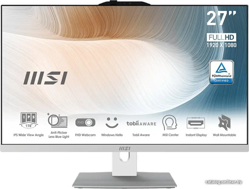 Купить Моноблок MSI Modern AM272P 1M-685XRU белый (9S6-AF8232-685), цена, опт и розница