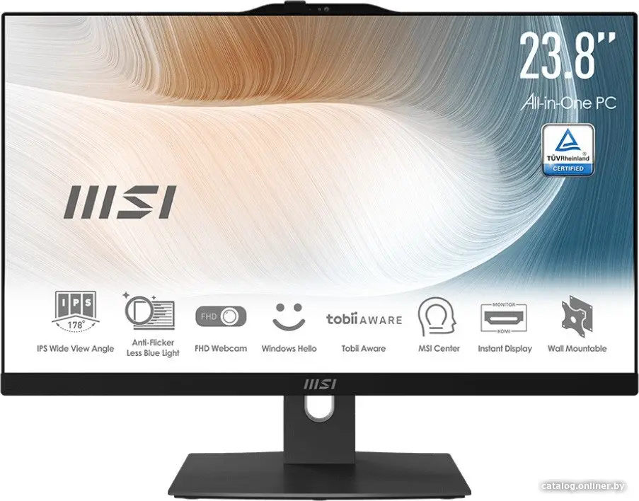 Моноблок MSI Modern AM242P 12M-630RU черный (9S6-AE0711-842)