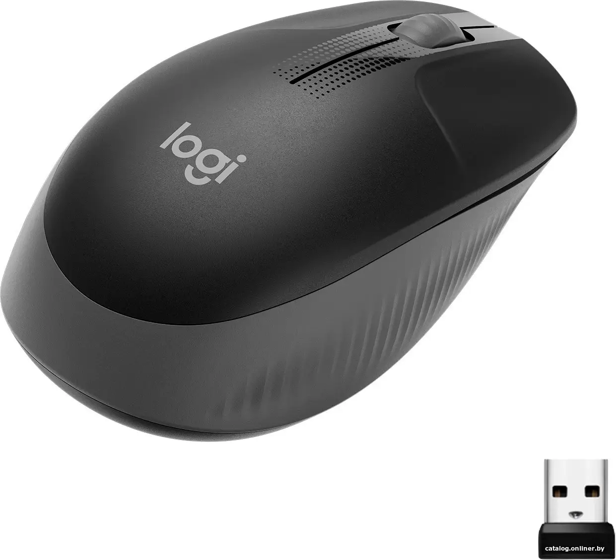 Купить Мышь Logitech M190 Full-size wireless mouse - CHARCOAL - 2.4GHZ - N/A - EMEA-808 - M190, цена, опт и розница