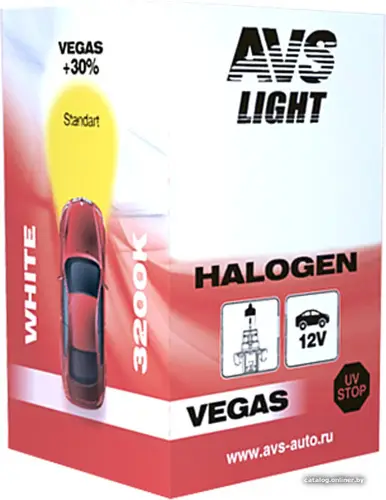 Купить Галогенная лампа AVS Vegas HB3/9005 12V 65W 1шт [A78145S], цена, опт и розница