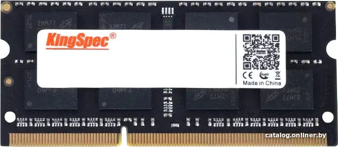 Купить Память DDR3 4Gb 1600MHz Kingspec KS1600D3N13504G RTL PC3-12800 CL11 SO-DIMM 204-pin 1.35В, цена, опт и розница