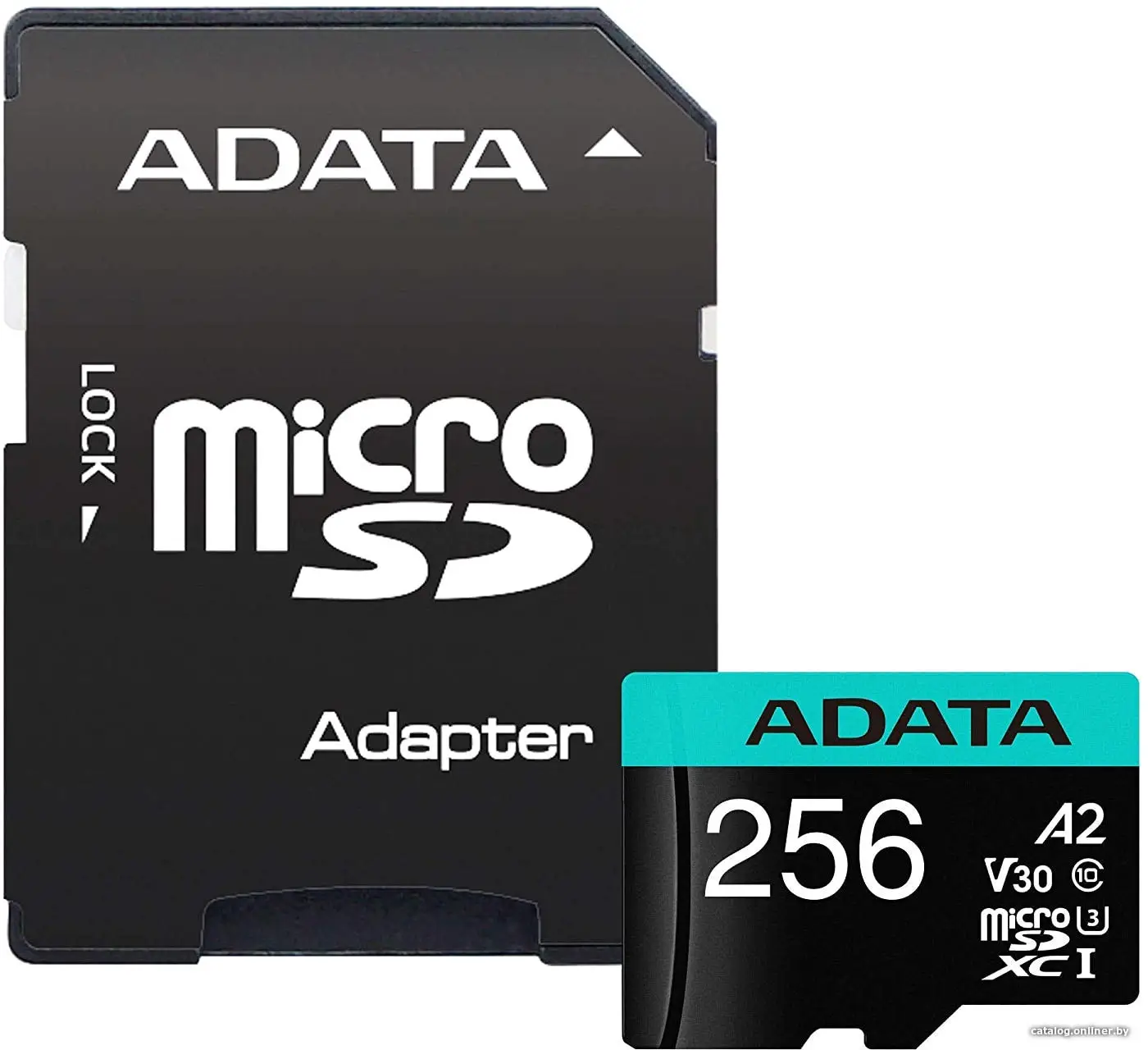 Купить Карта памяти MicroSDXC 256Gb ADATA Premier Pro V30s + адаптер AUSDX256GUI3V30SA2-RA1, цена, опт и розница