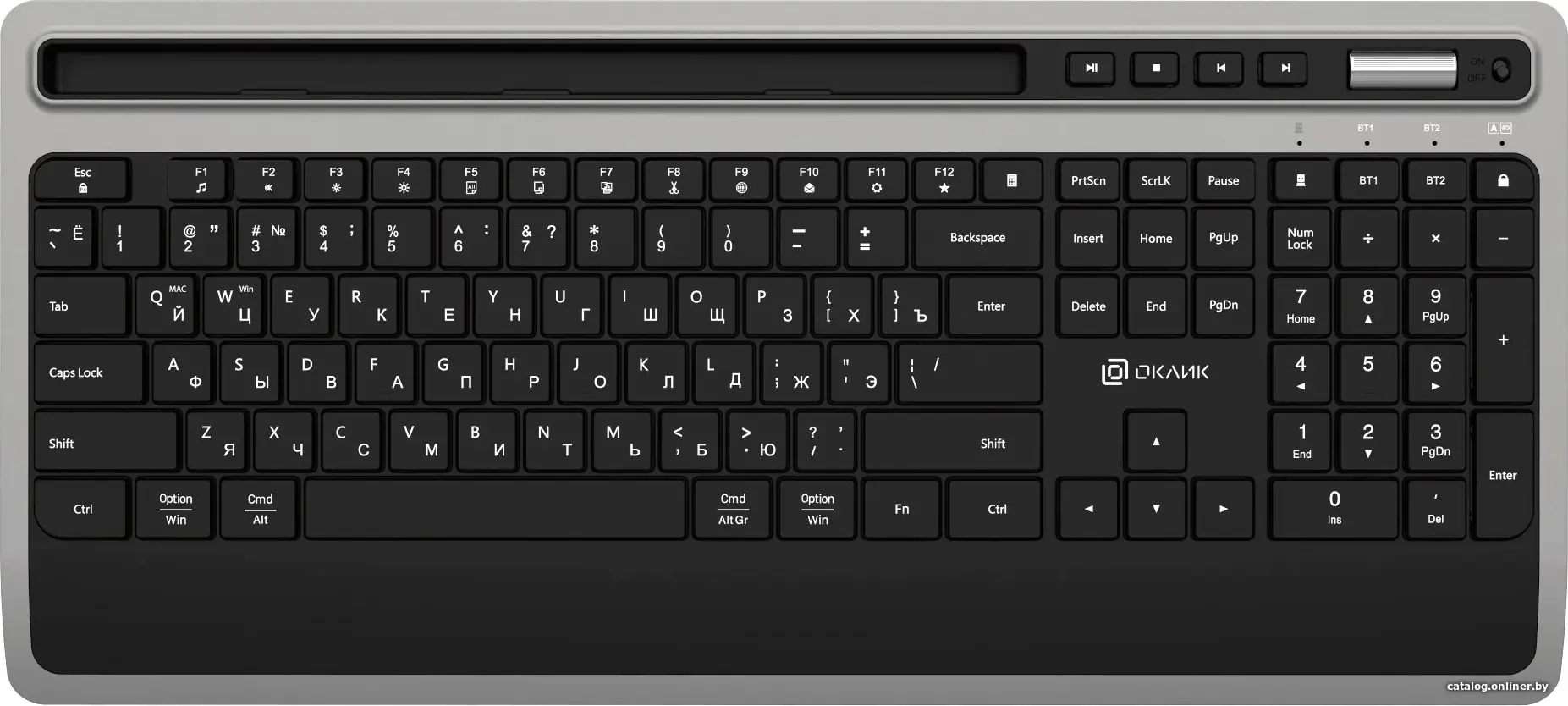 Купить Клавиатура Oklick 860S черный, цена, опт и розница