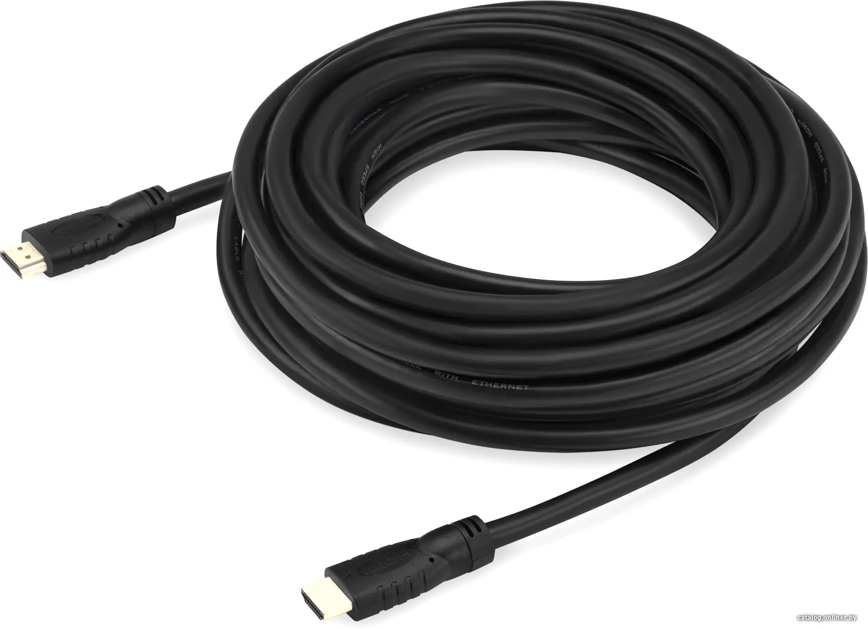 Купить Кабель HDMI 2.0 19M вилка - HDMI 2.0 19M вилка 10м Buro BHP HDMI 2.0-10 черный, цена, опт и розница