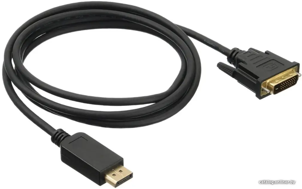 Купить Кабель DisplayPort M вилка - DVI-D 25M вилка 2м Buro BHP DPP_DVI-2, цена, опт и розница