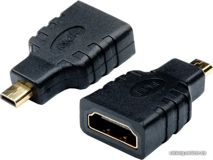 Купить Переходник HDMI 19F розетка - microHDMI 19M вилка Atcom AT6090, цена, опт и розница