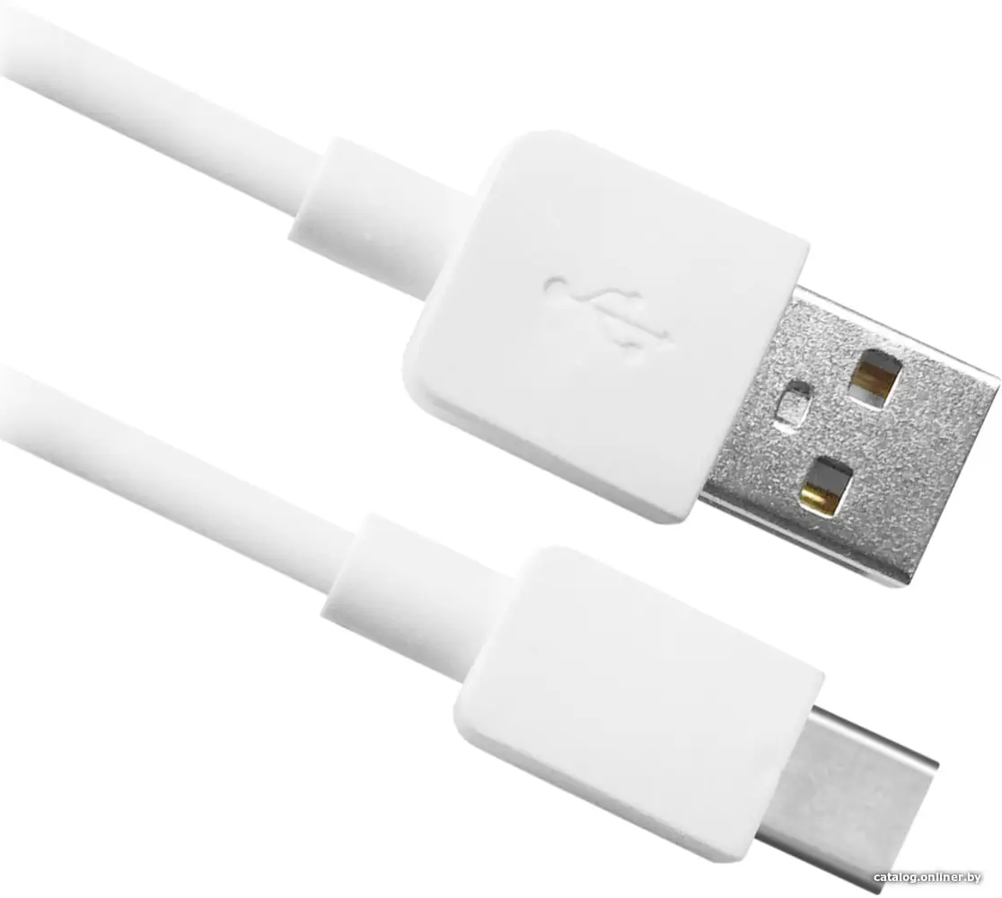 Купить Кабель USB 2.0 AM вилка - USB3.1 CM вилка 1м Defender USB08-01C белый, цена, опт и розница