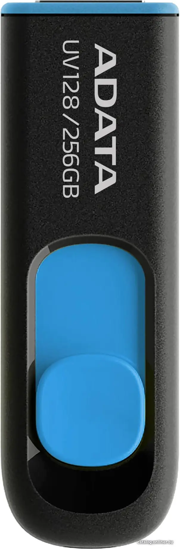 Купить USB 3.0 накопитель 256Gb ADATA DashDrive UV128 черный/синий, цена, опт и розница
