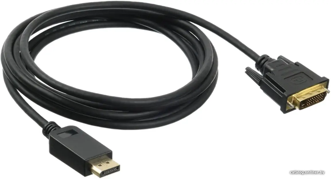 Купить Кабель DisplayPort M вилка - DVI-D 25M вилка 3м Buro BHP DPP_DVI-3, цена, опт и розница